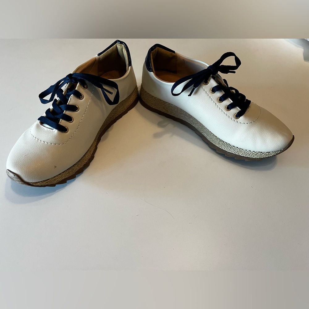 Bks Leandro off white floater tie up show sz‎ 39/8